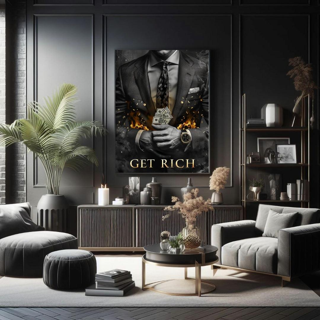 "GET RICH"