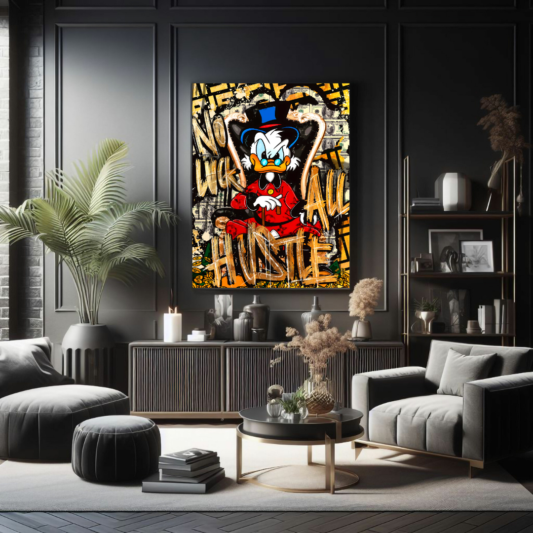 "NO LUCK, ALL HUSTLE"