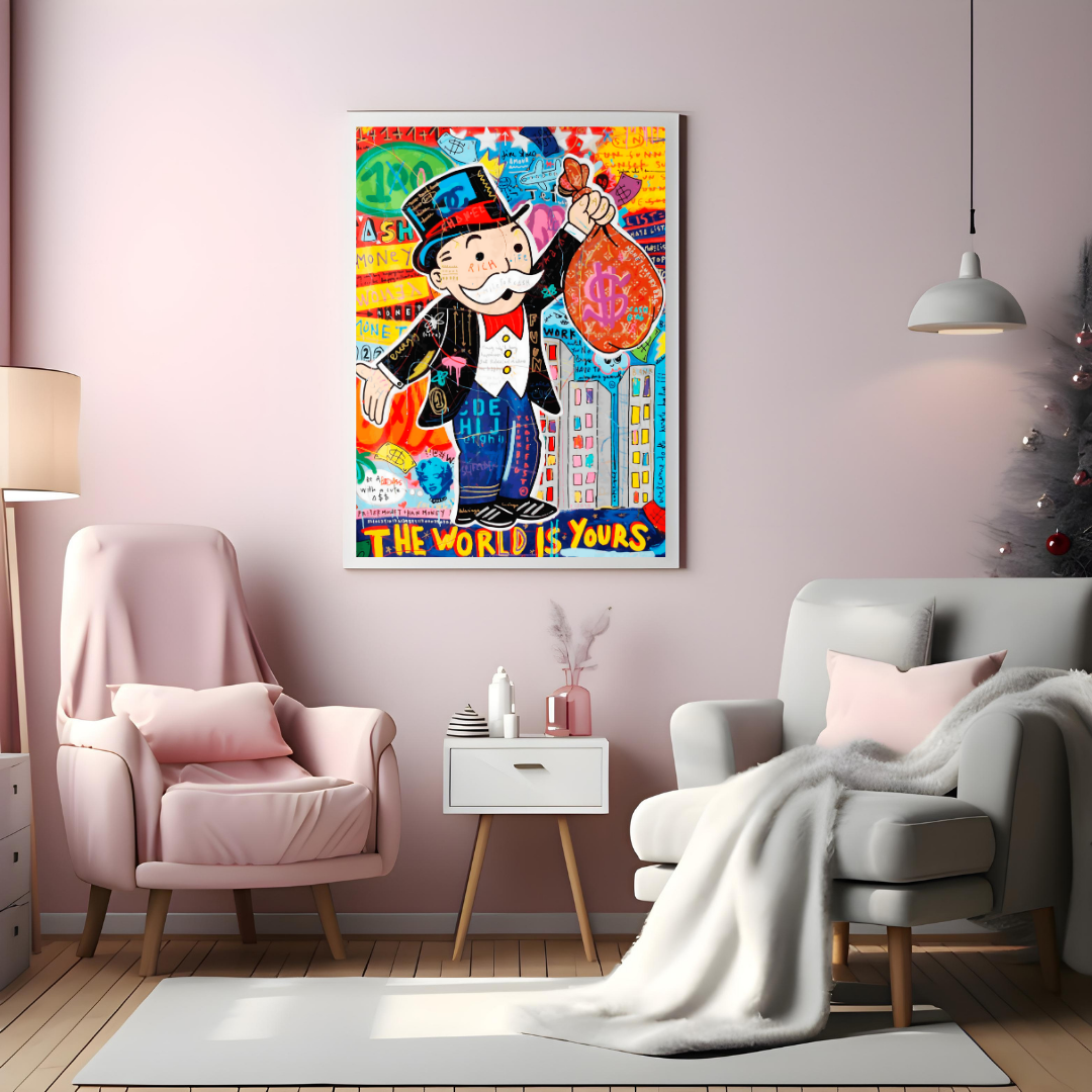 "THE WORLD IS YOURS"