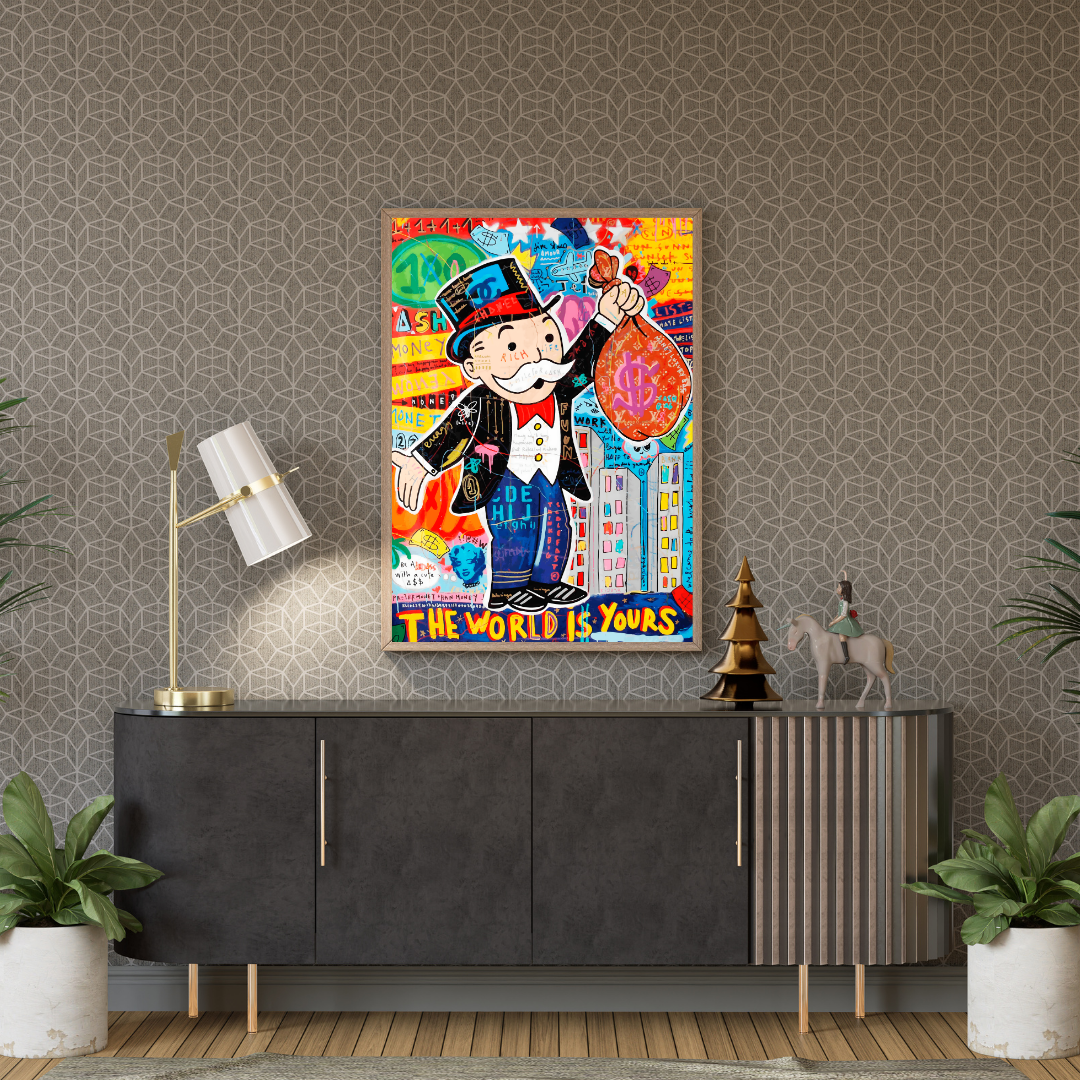 "THE WORLD IS YOURS"