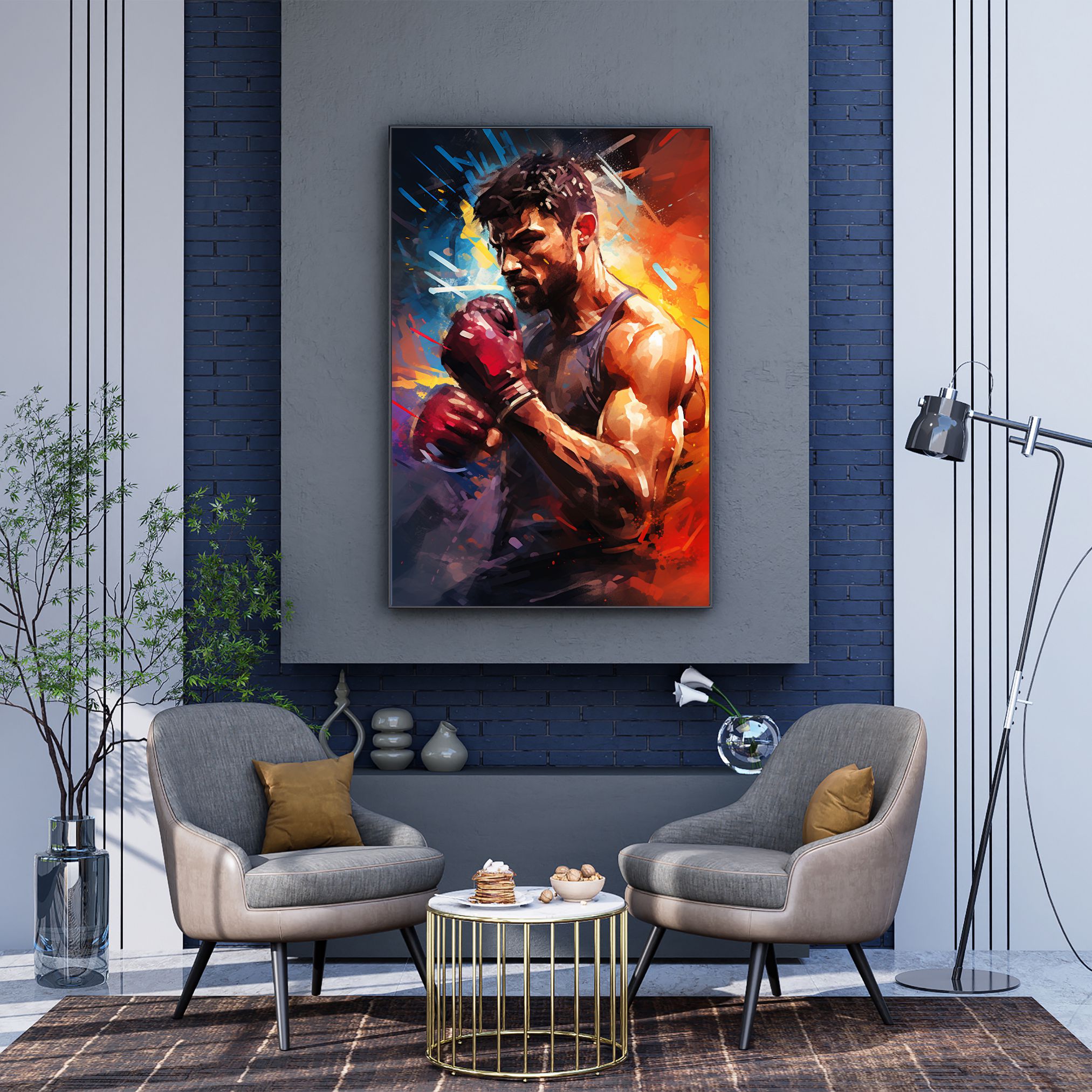 "FIGHTER'S FURY: A SPLASH OF A BOXER" 4