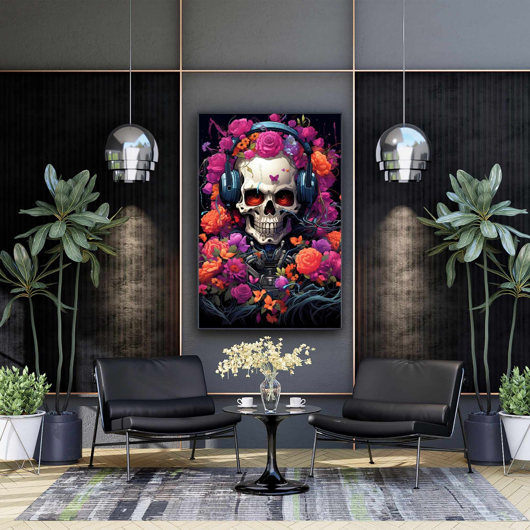 "FLORAL ETERNITY: THE SKULL IN BLOOM"