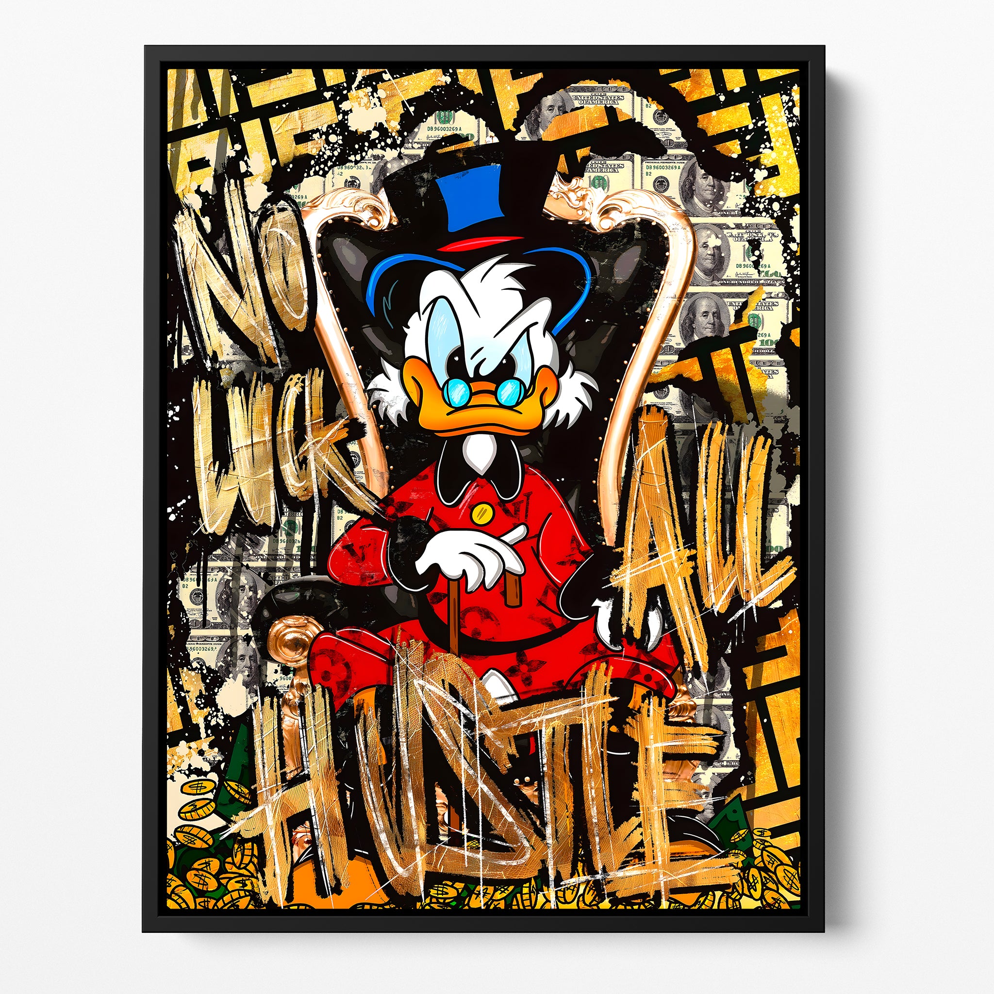 "NO LUCK, ALL HUSTLE"