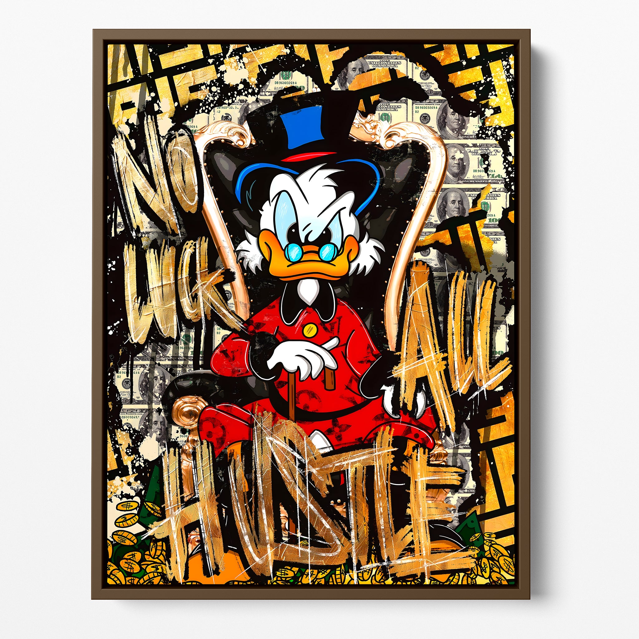 "NO LUCK, ALL HUSTLE"