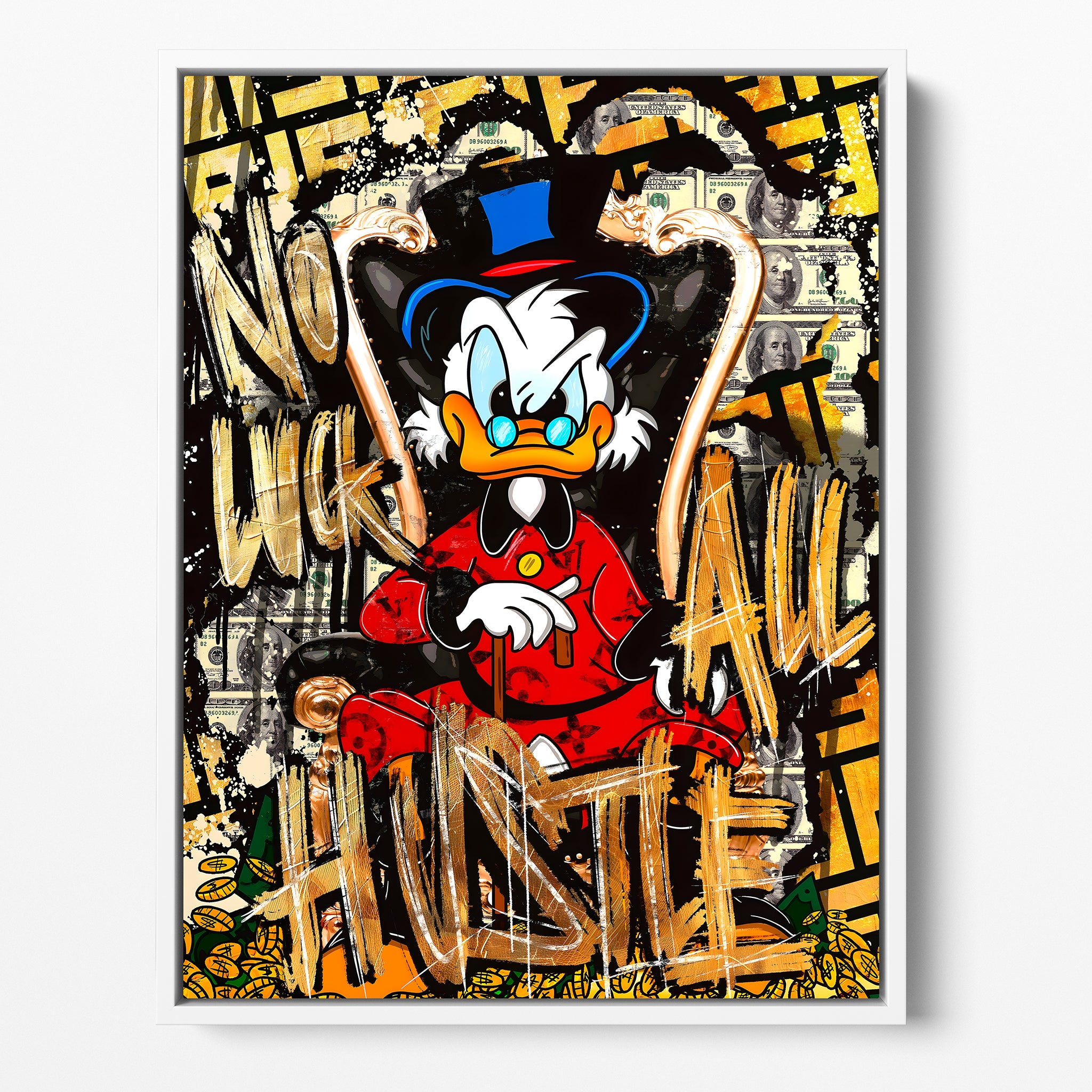 "NO LUCK, ALL HUSTLE"