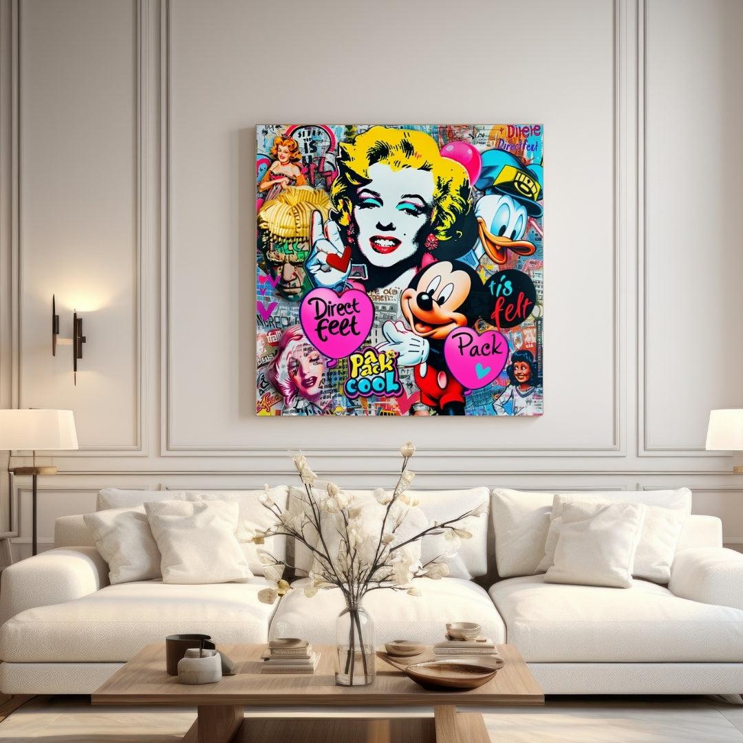 "MARILYN MONROE & MICKEY"