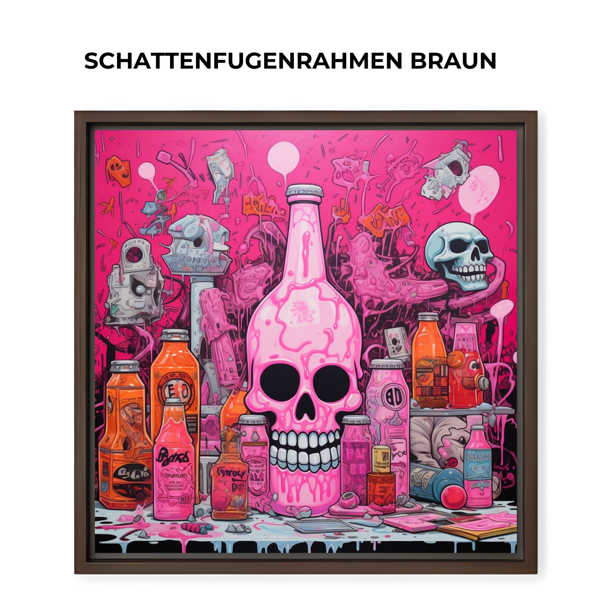 "PINK SKULL BOTTLE"