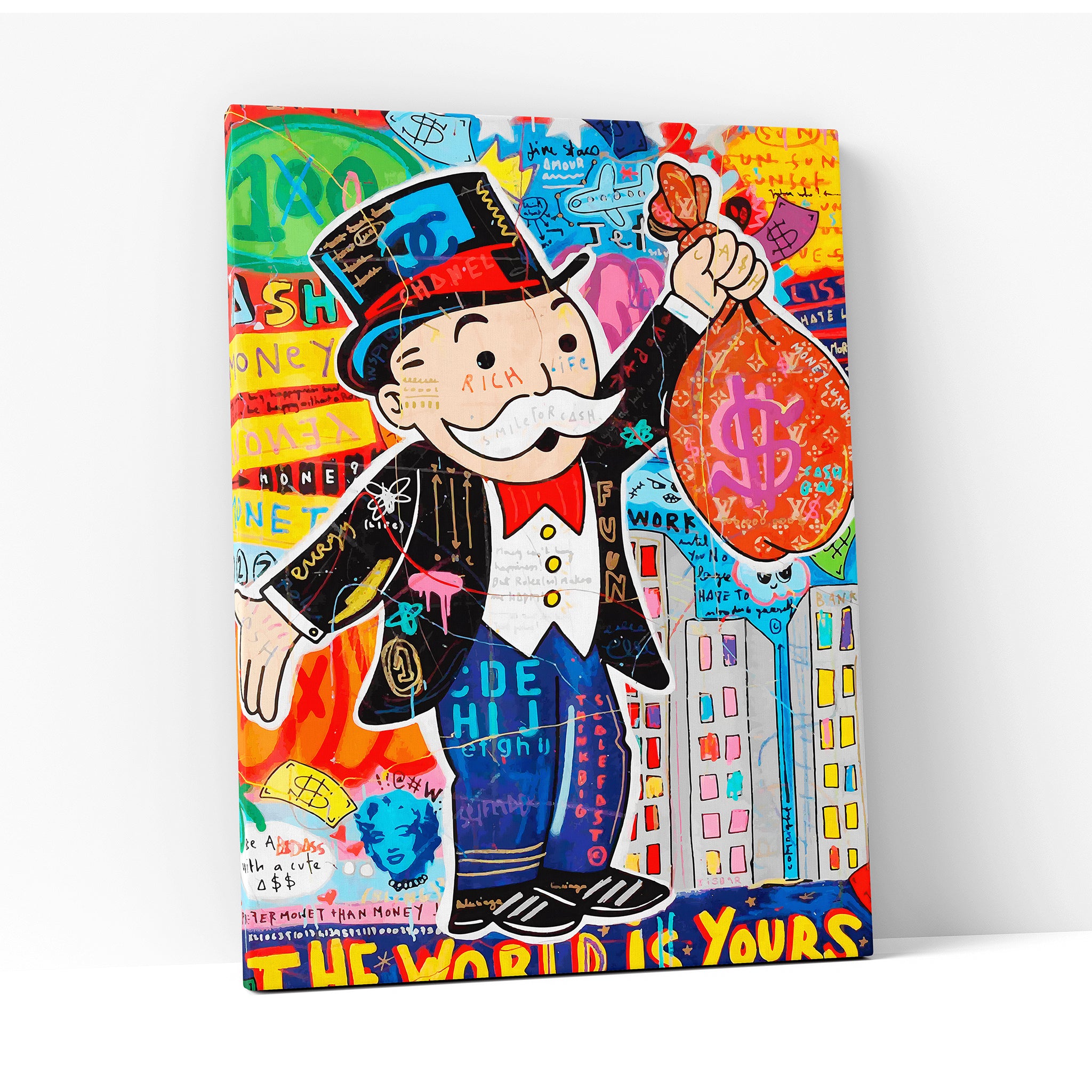 "THE WORLD IS YOURS"