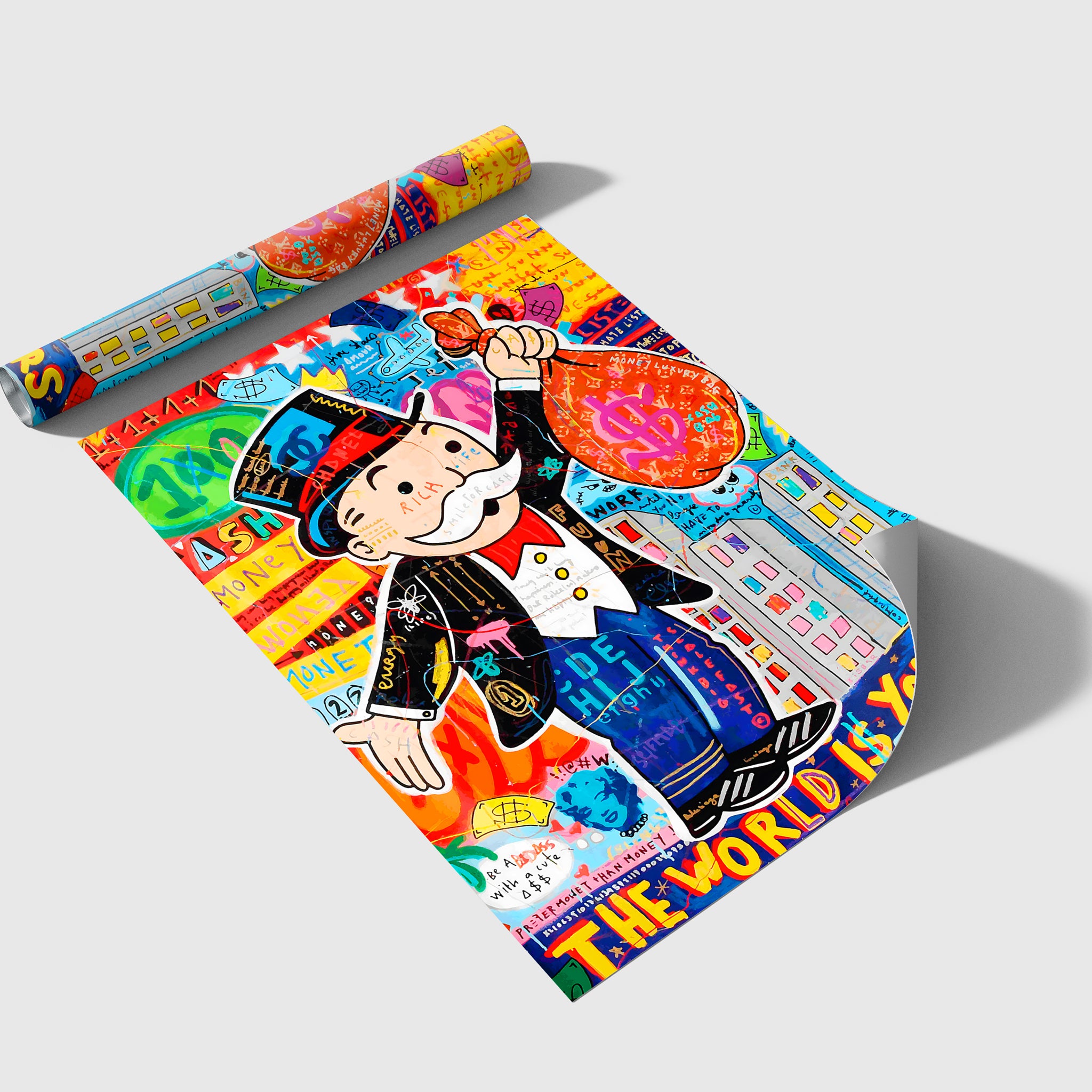 "THE WORLD IS YOURS"