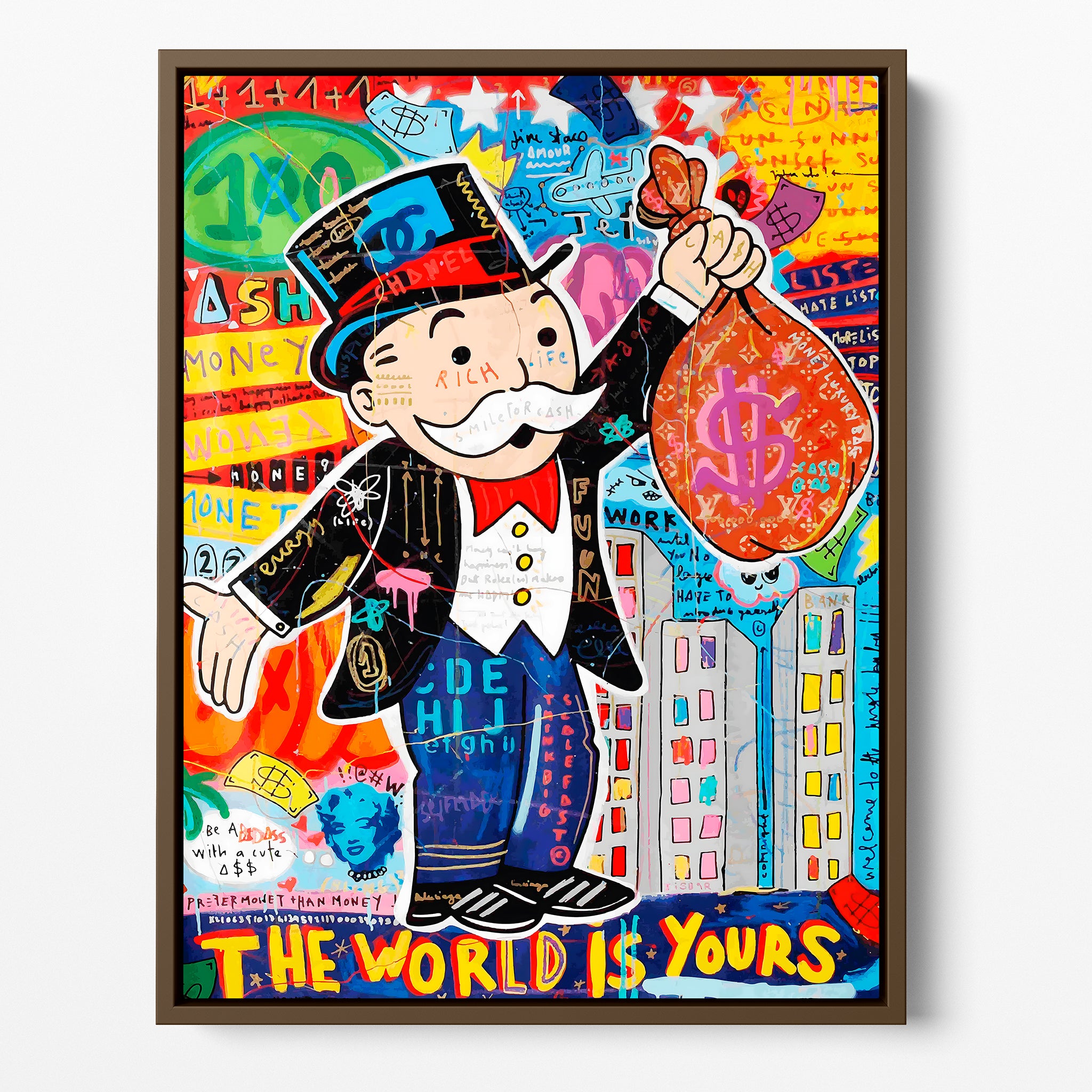 "THE WORLD IS YOURS"