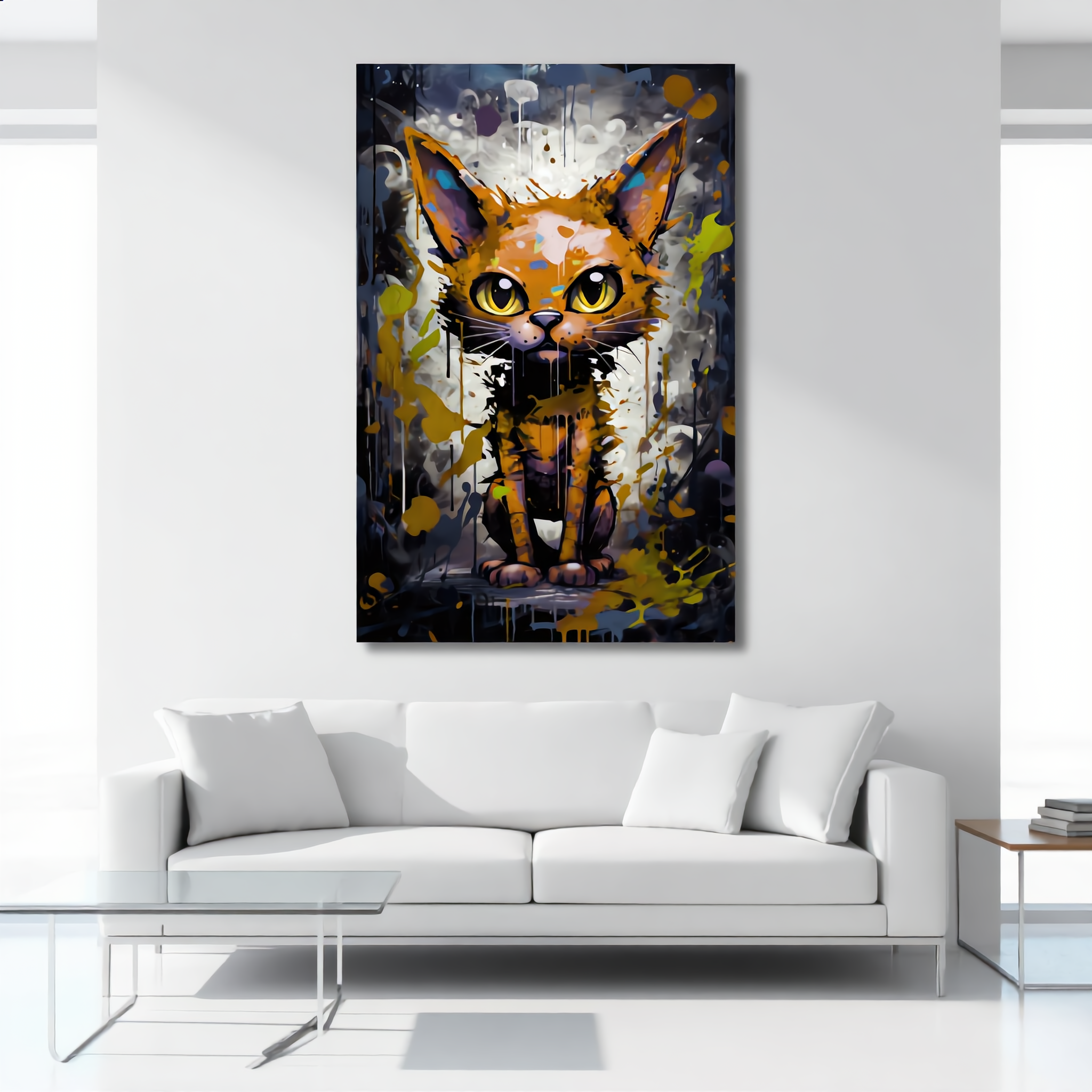 "URBAN CAT IN BROWN"