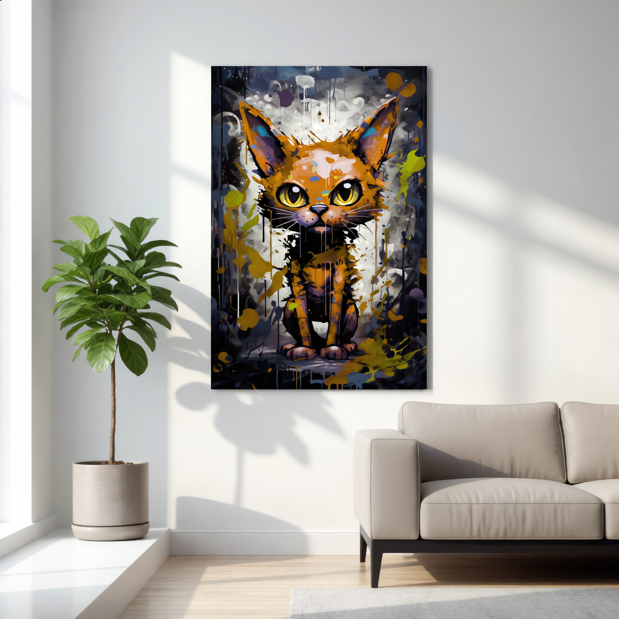 "URBAN CAT IN BROWN"