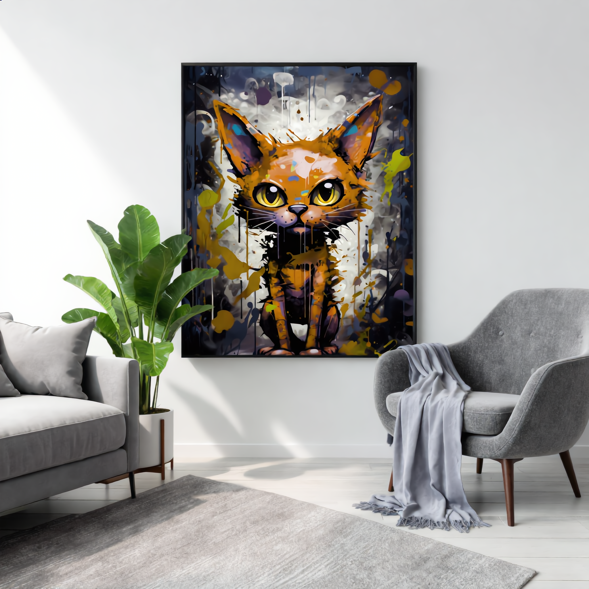 "URBAN CAT IN BROWN"