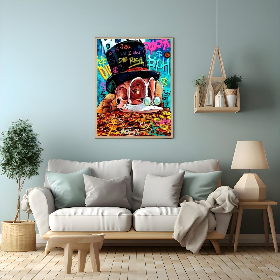 "BE RICH"