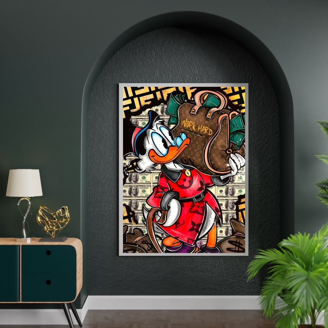 "WORK HARD DUCK"