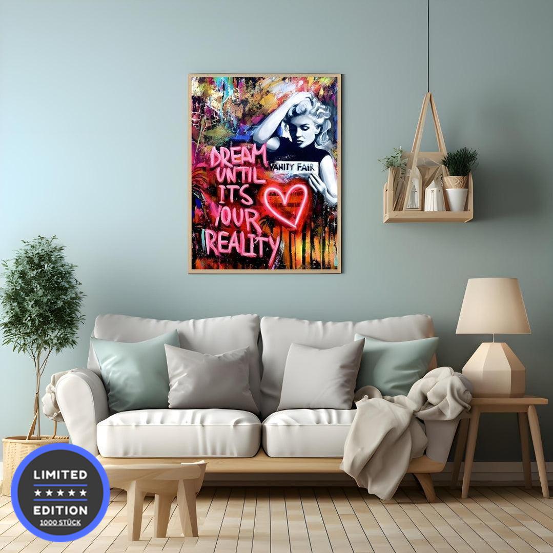 "DREAM UNTIL ITS YOUR REALITY"