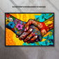 "CHROMATIC CLASP: LOVE IN COLOR"