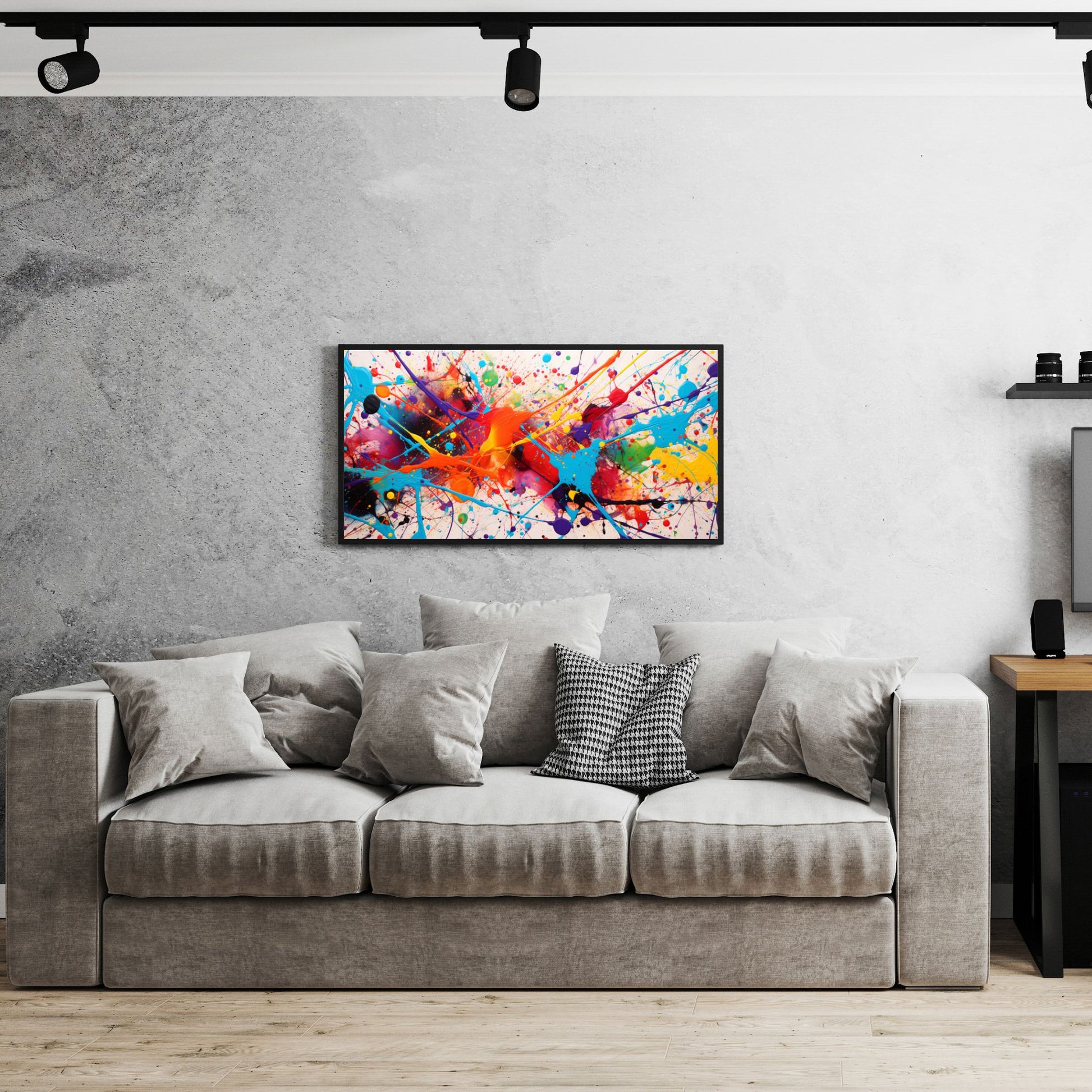 "COLORFUL CHAOS: POLLOCK'S RHAPSODY"