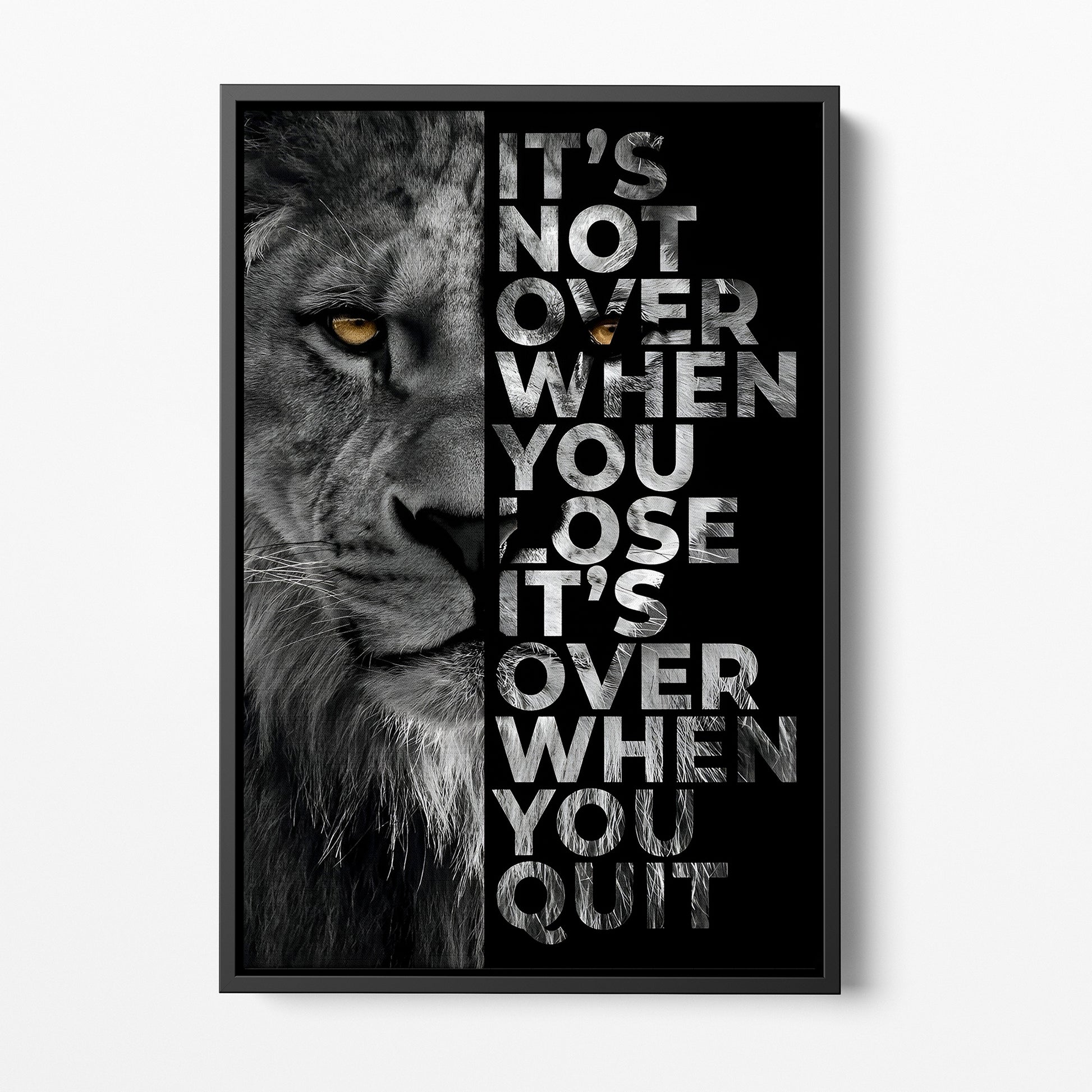 "ITS NOT OVER"