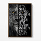 "ITS NOT OVER"