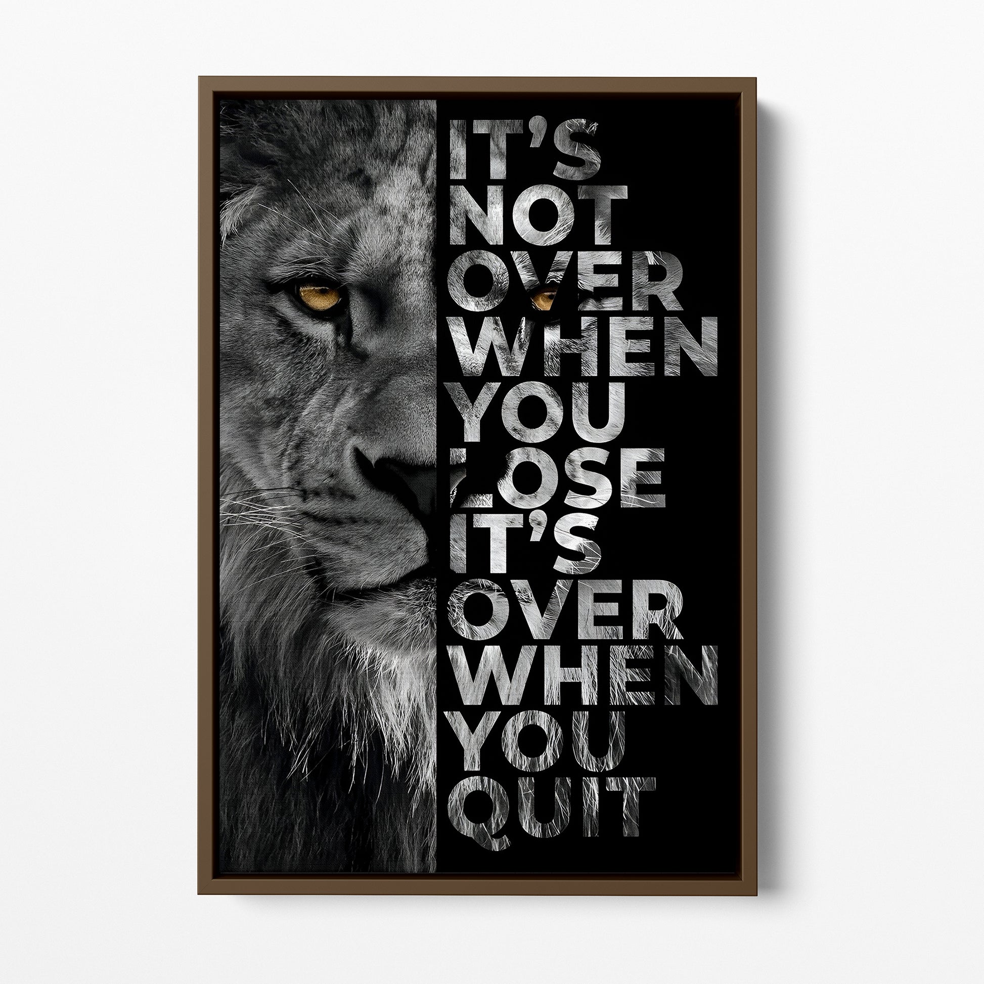 "ITS NOT OVER"