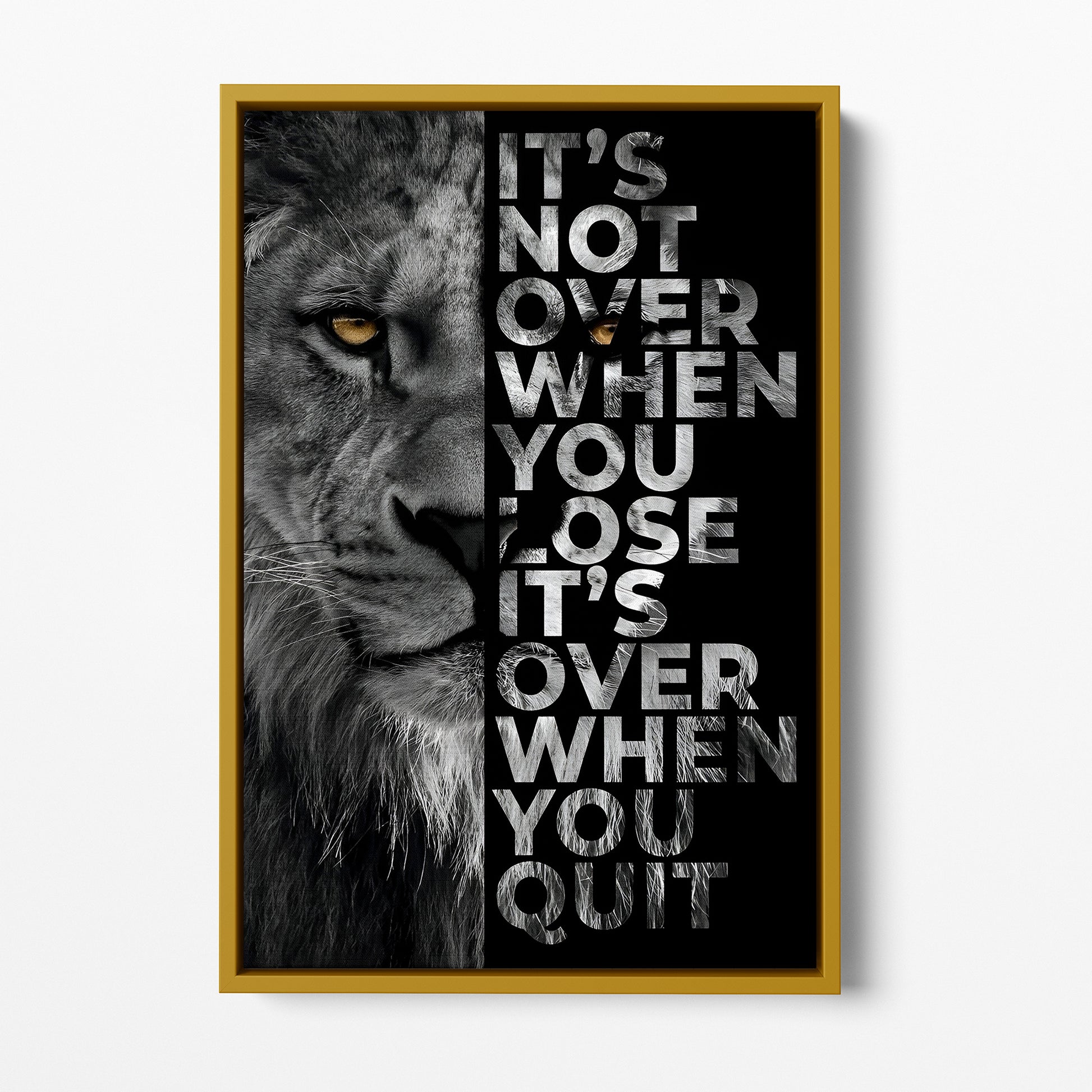 "ITS NOT OVER"