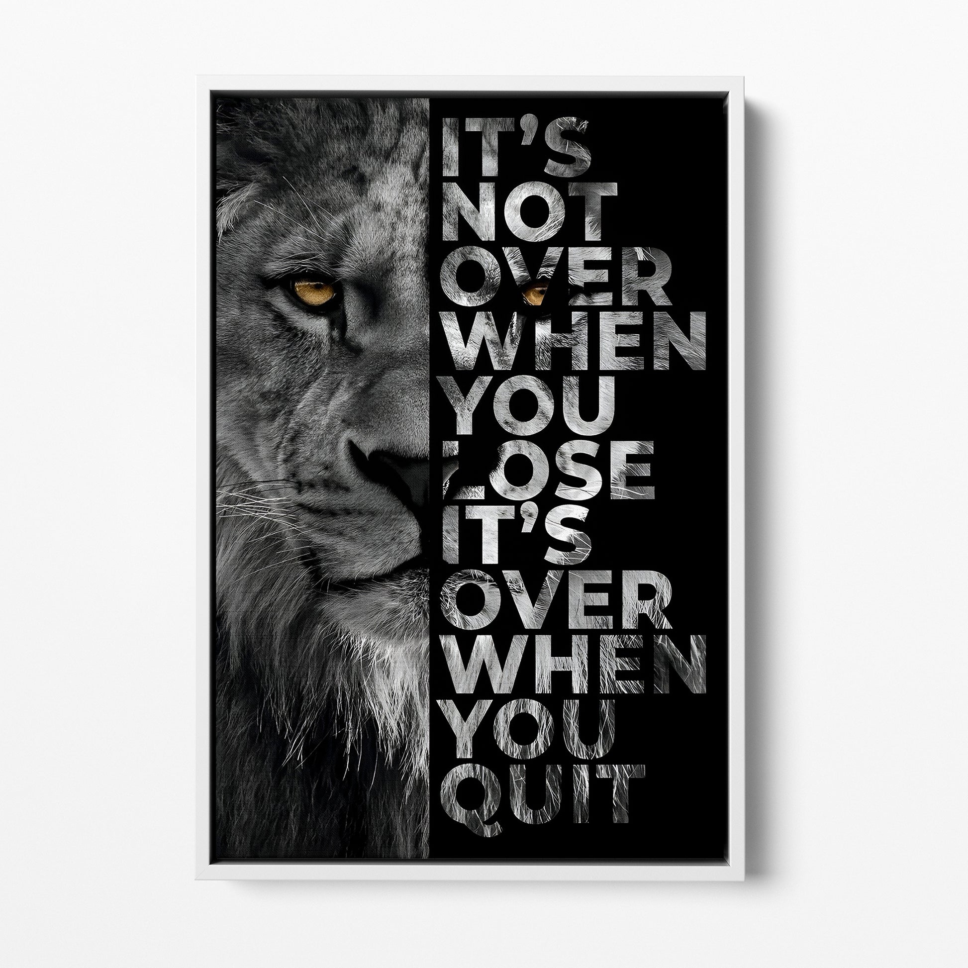 "ITS NOT OVER"
