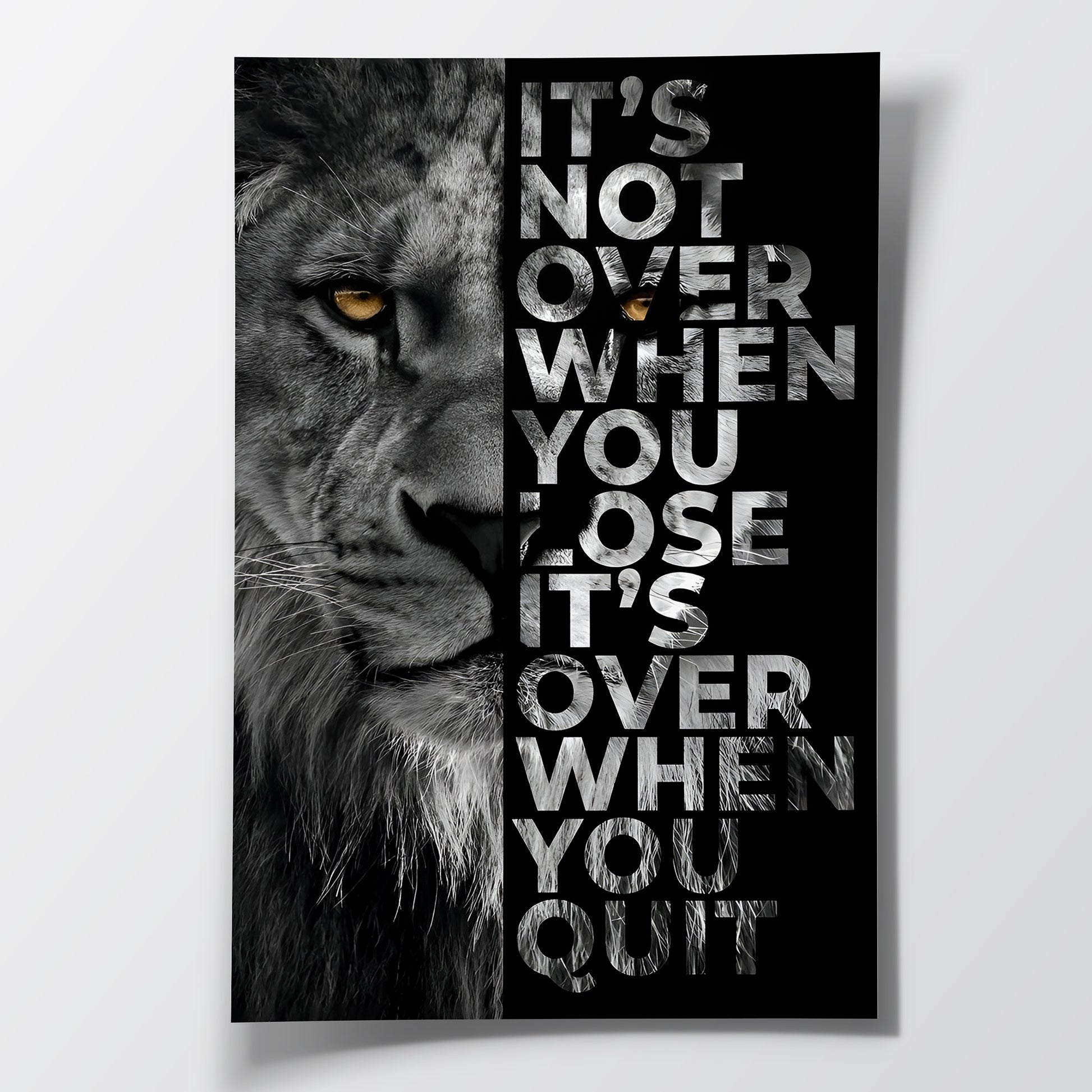 "ITS NOT OVER"