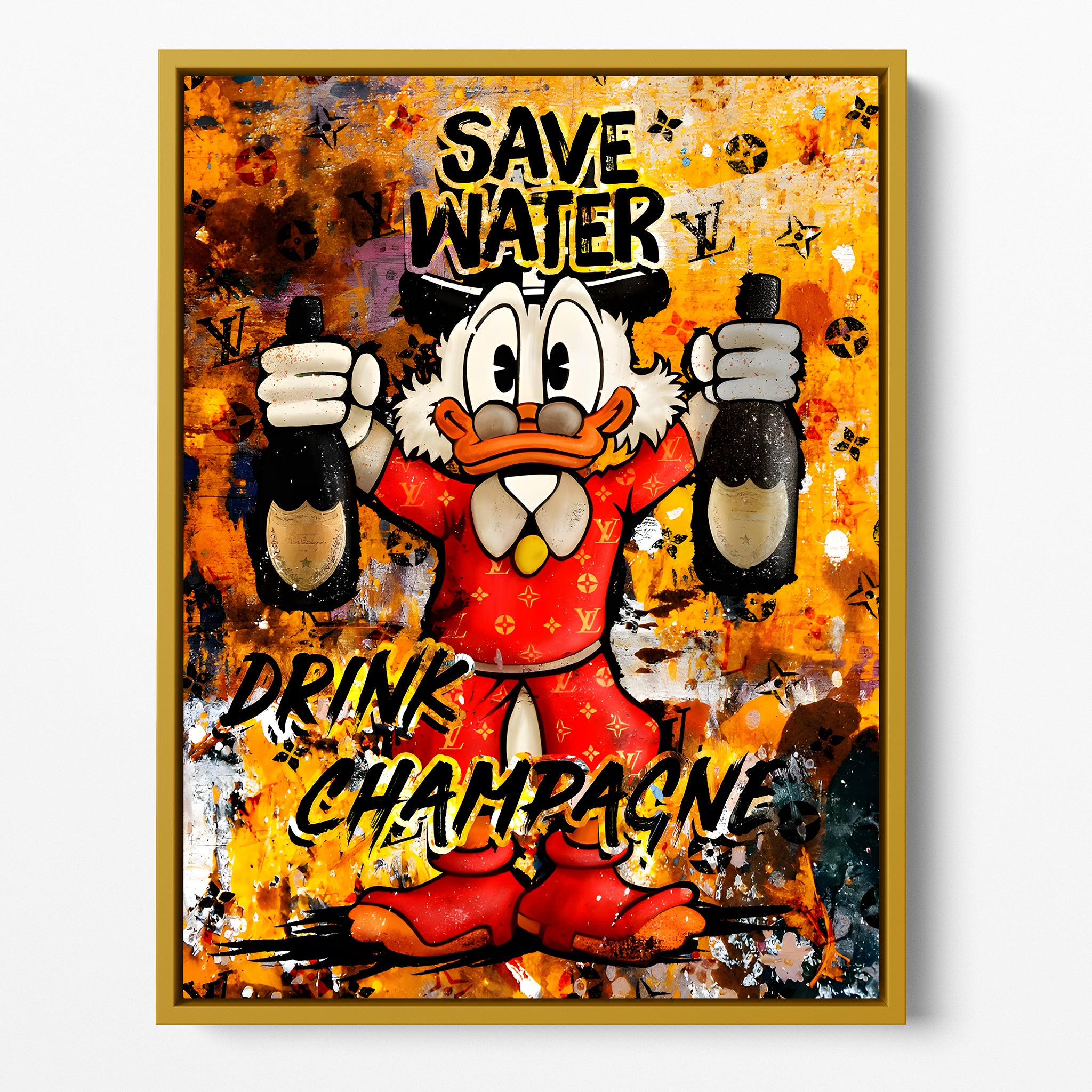 "SAVE WATER, DRINK CHAMPAGNE"