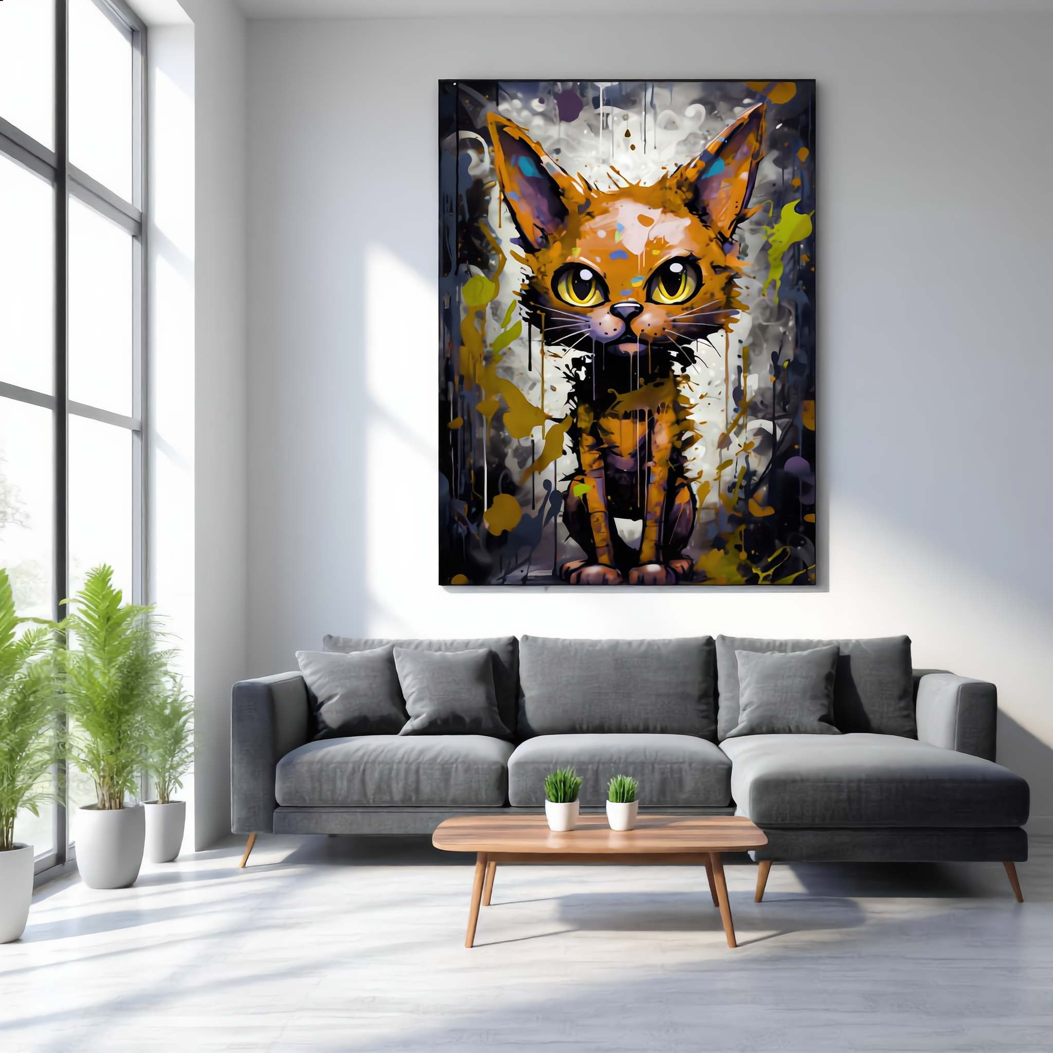 "URBAN CAT IN BROWN"